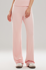 Women’s Drawstring Waist Relaxed Straight Leg Yoga Pants