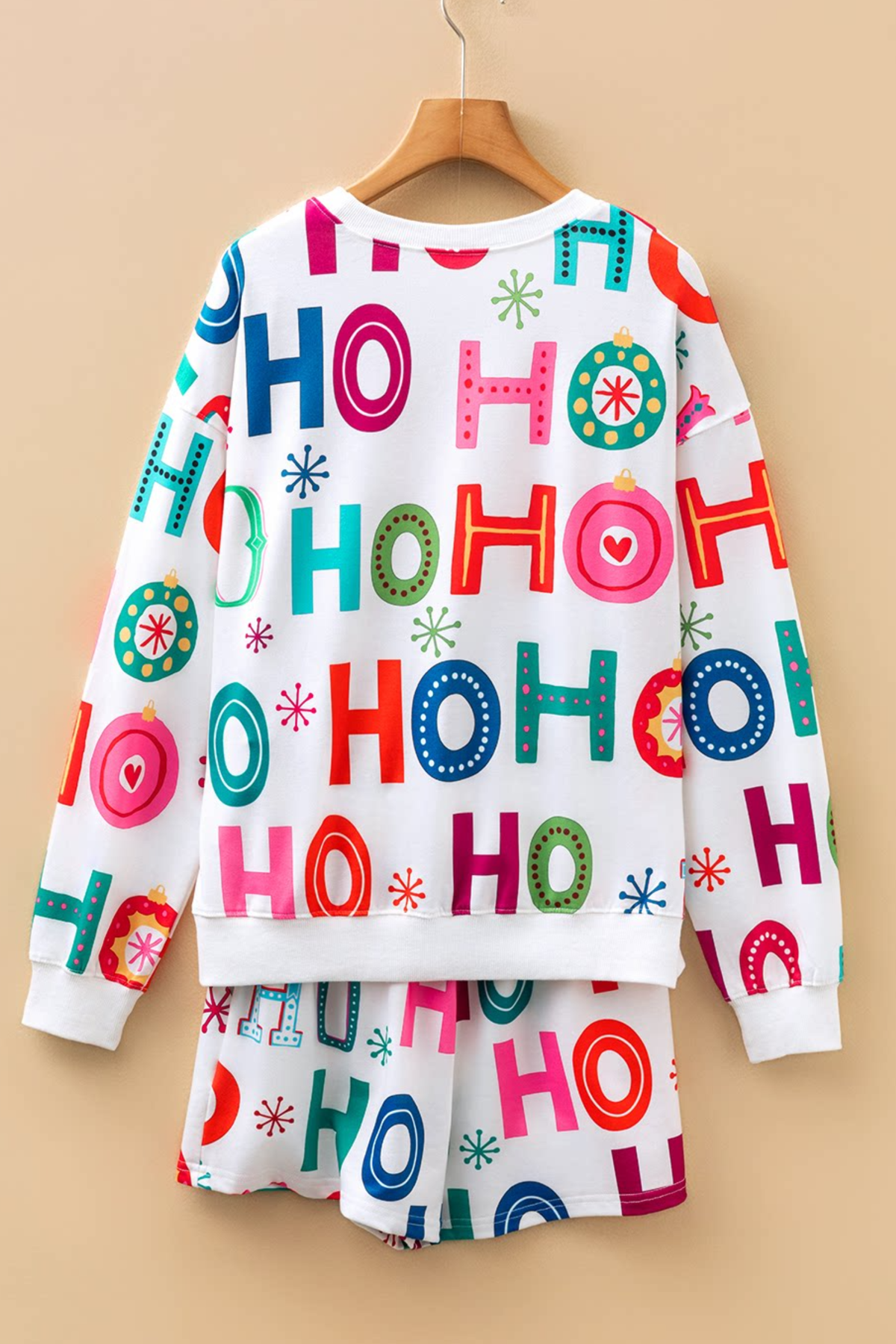 Women's Cute Thin Fabric Lounge Christmas Pajama Sets