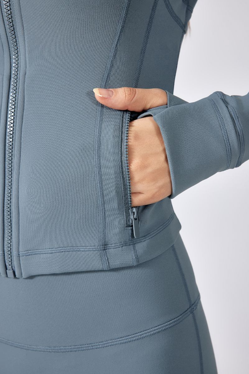 Women Breathable Fitness Active Yoga Jacket