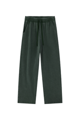 Unisex 100% Cotton Washed Heavyweight Wide Leg Casual Pants