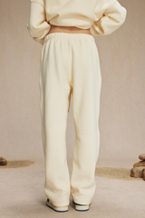 Straight-cut casual pants