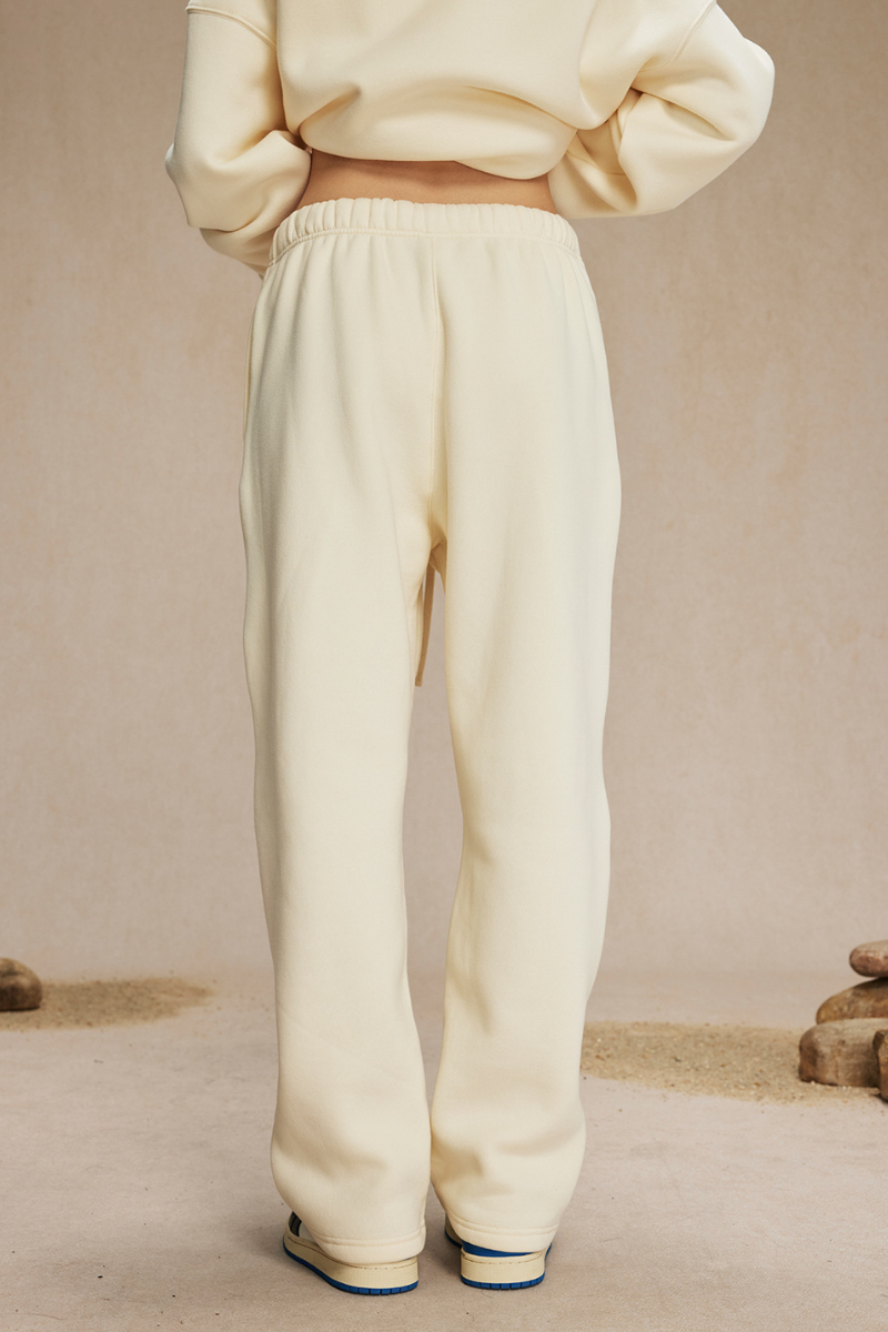 Straight-cut casual pants