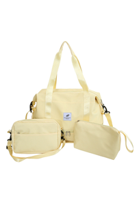 3-Piece Set Dry & Wet Separation Sports Travel Bag