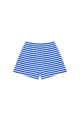 Women's Fall Fleece Stripe Color Block Drawstring Shorts