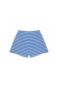 Women's Fall Fleece Stripe Color Block Drawstring Shorts