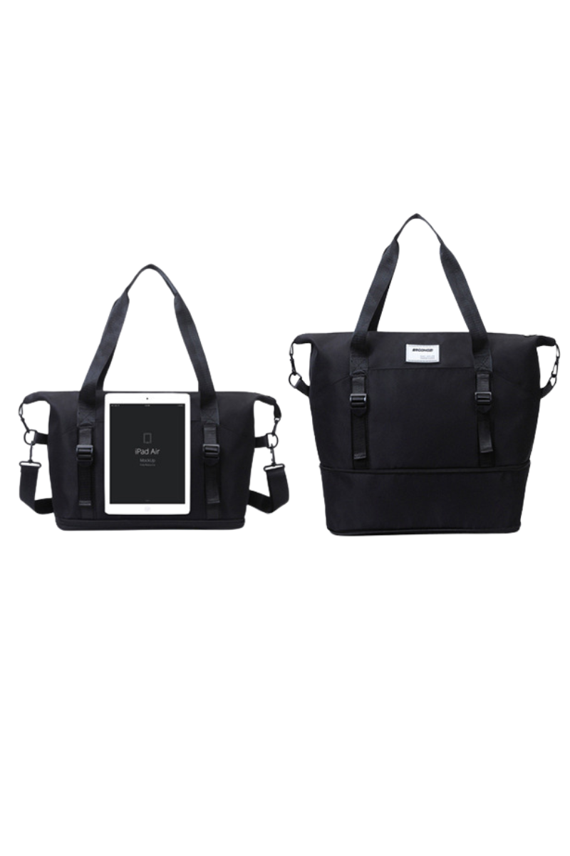 Expandable Dry & Wet Separation Gym Travel Bag