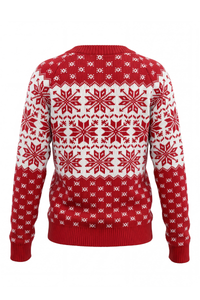 Women's Fall Christmas Snowflake Jacquard Knit Sweater