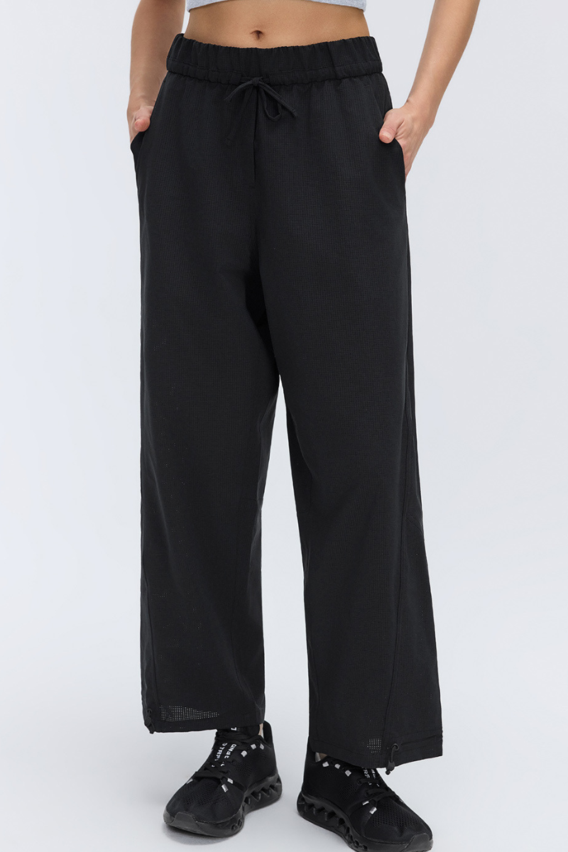Women's Solid Simple Versatile Drawstring Pants