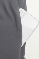 Men's Drawstring Solid Faux Two Piece Quick Dry Shorts