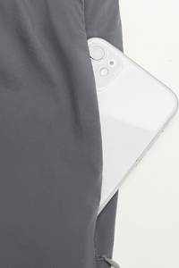 Men's Drawstring Solid Faux Two Piece Quick Dry Shorts