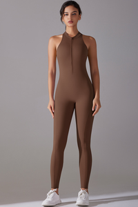 Women's Athletic Slimming Cut Out Backless  Jumpsuits