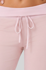 Women's Color‑Block Wide Waist Drawstring Wide Leg Pants