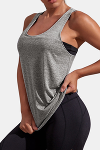 Women's Racerback Quick Dry Lightweight Sheer Tank Top
