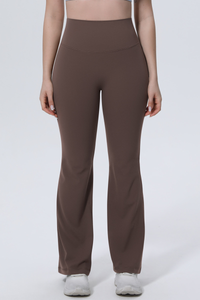 Women's Athletic High Waist And Hip Tight Yoga Flared Pants