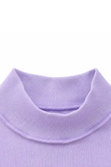 Women's Fall Applique Logo Oversized Mock Neck Sweatshirt