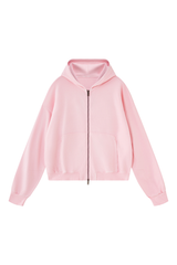 Women's Fall 100% Cotton 360G Boxy Two‑Way Zip Jacket