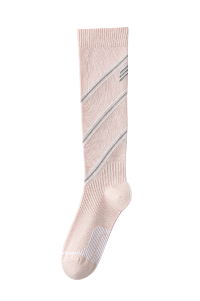 Women's Striped Gradient Compression Sports Knee-High Socks