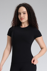 Women's Summer Solid Slim-Fit Breathable Sports T-shirts