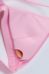 Women's Athletic Set:Triangle Cup Bra And High Waist Leggings