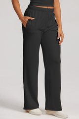 Women's  high-waist drawstring sweatpants