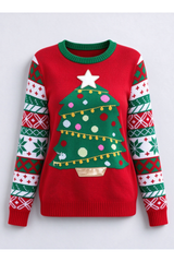 Women's Winter Christmas Tree Ugly Christmas Sweater