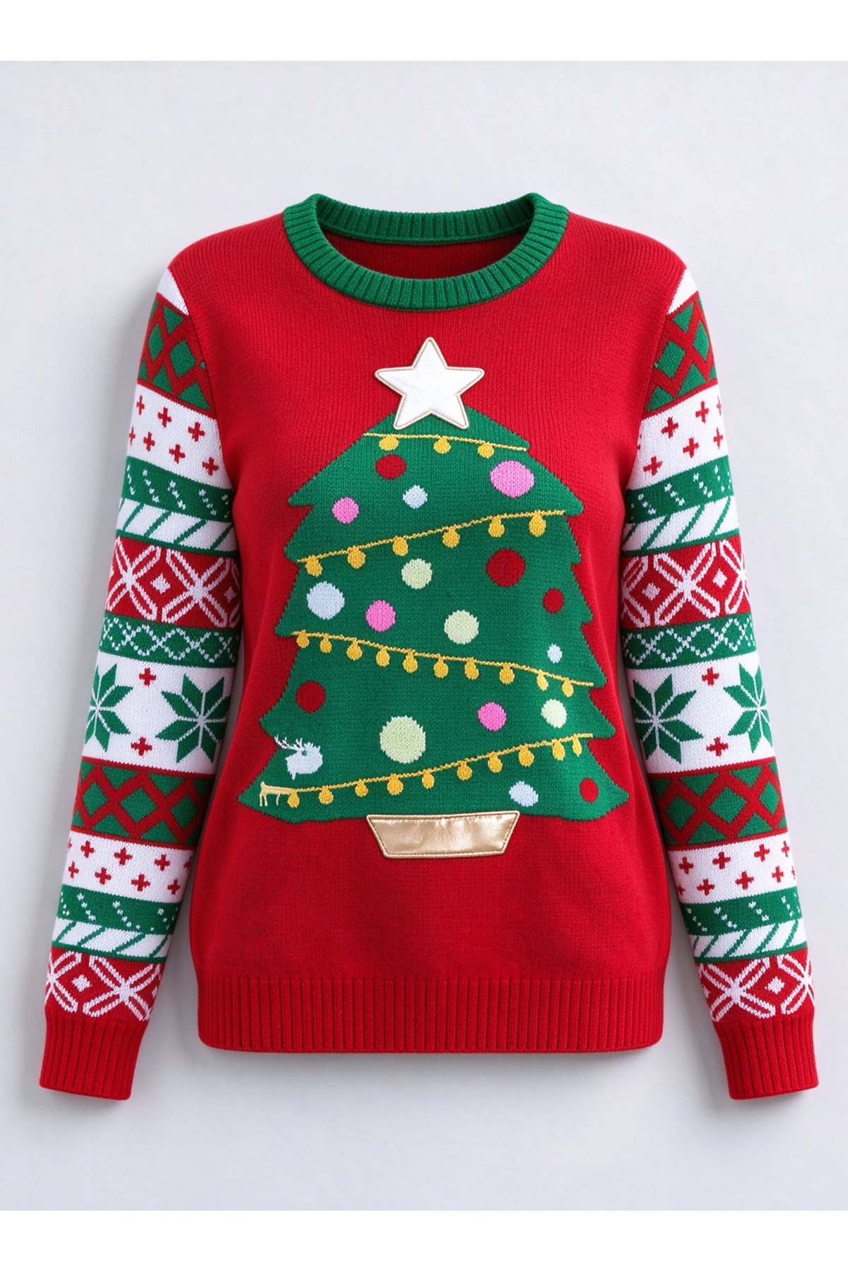 Women's Winter Christmas Tree Ugly Christmas Sweater
