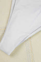 Women's Wide Strap Sheer Lace Cover-up Bikini Set - 3pcs