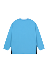 Men's V-Neck Color Block Breathable Mesh Panel Sports Jersey