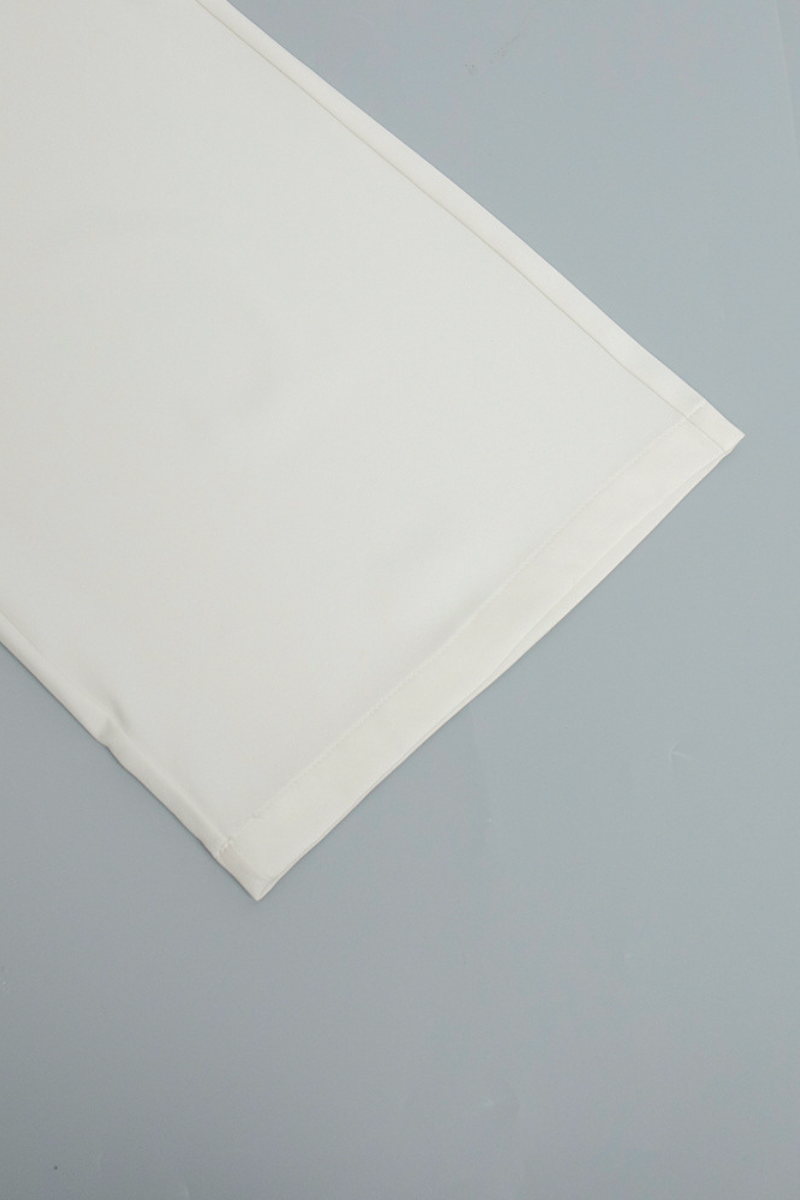 High-waist wide-leg pants