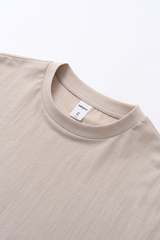 Men's Summer Curved Hem Solid Skin-Friendly T-Shirt