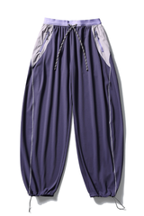 Unisex  Drawstring Hem Waterproof Quick-Dry Curved Pants