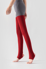 Women's solid-color chunky socks for exercise and yoga