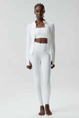 Women's 3-Piece Activewear Set: Jacket + Sports Bra + Leggings