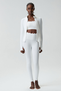 Women's 3-Piece Activewear Set: Jacket + Sports Bra + Leggings