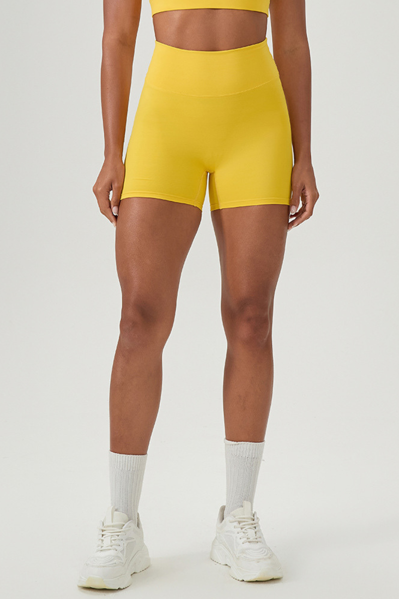 Women's Athletic Pleated Buttocks Lift Sculpting Shorts