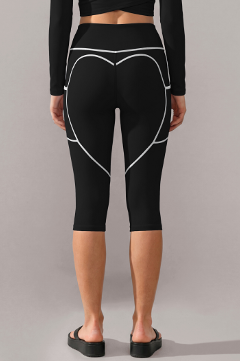 Women’s High-Waisted Seven-Inch Leggings With Visible Seams