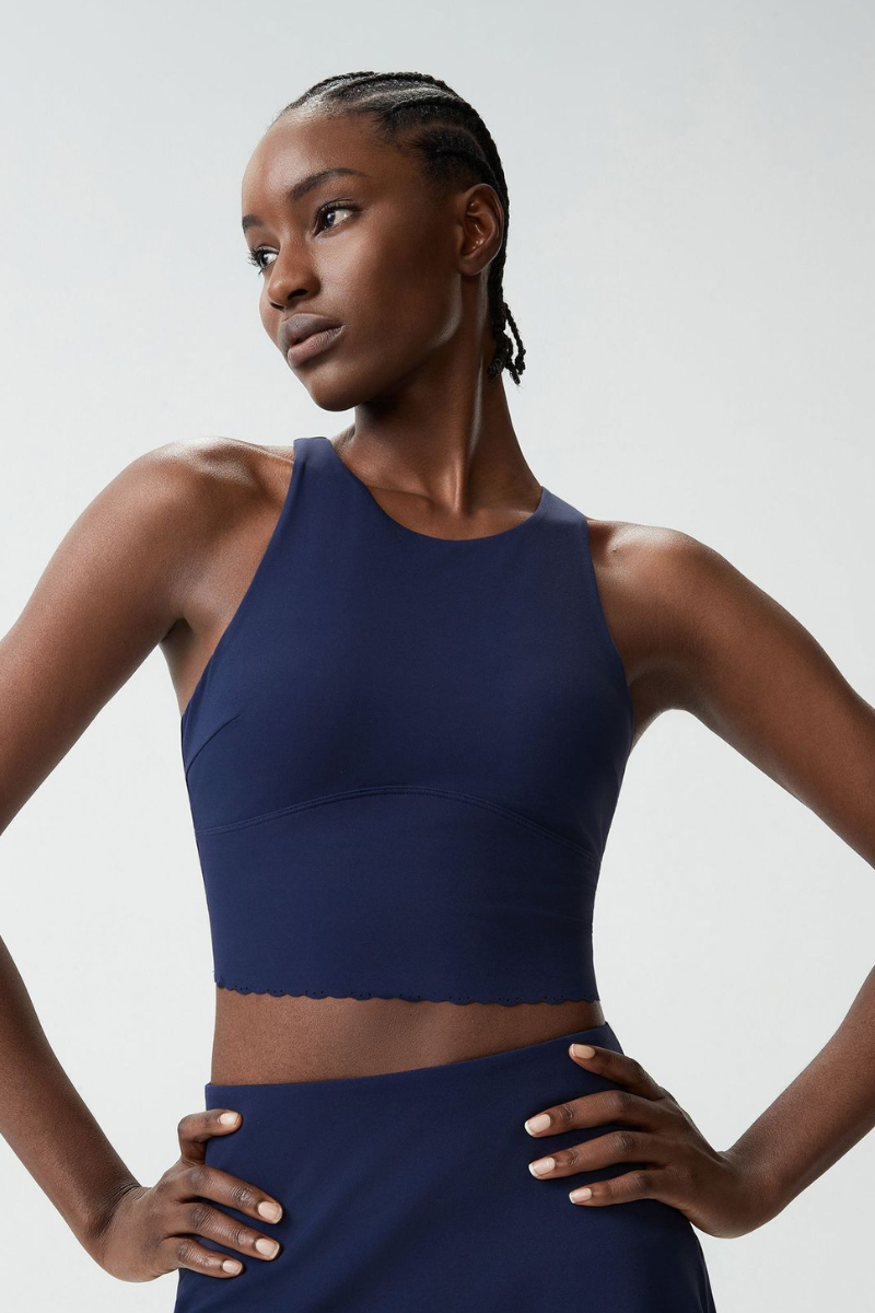 Women's Floral Center Yoga Sports Tank Top