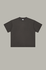 Men's Cotton Mock Turtleneck - Solid Oversized Casual Tee