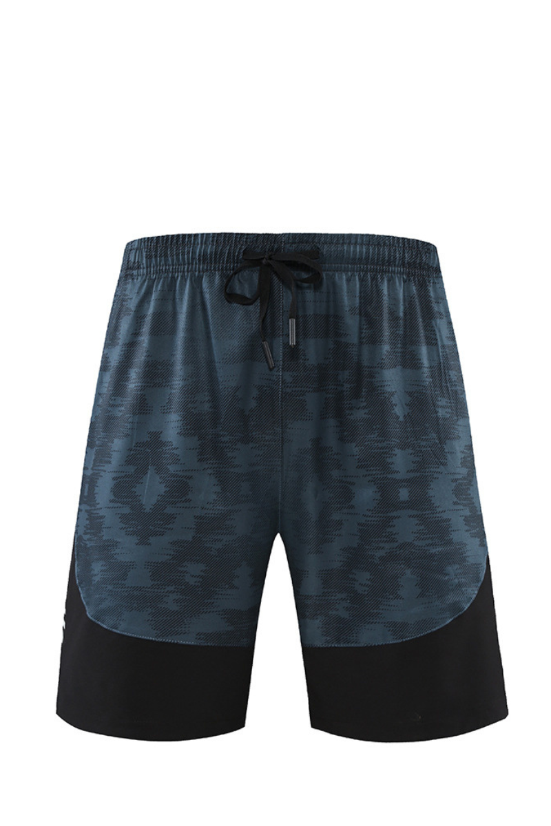 Men's Breathable Drawstring Running Shorts with Side Reflective Stripes