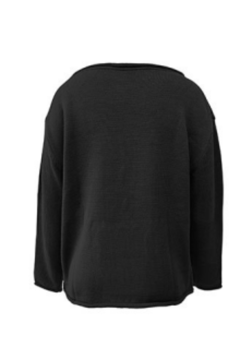 Women's Fall Crew Neck Striped Thin Lazy Knit Sweater