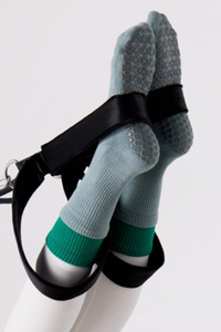 Women's Double-Layer Color-Block Yoga Grip Five-Toe Socks