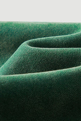 Heavyweight washed velvet hooded sweatshirt