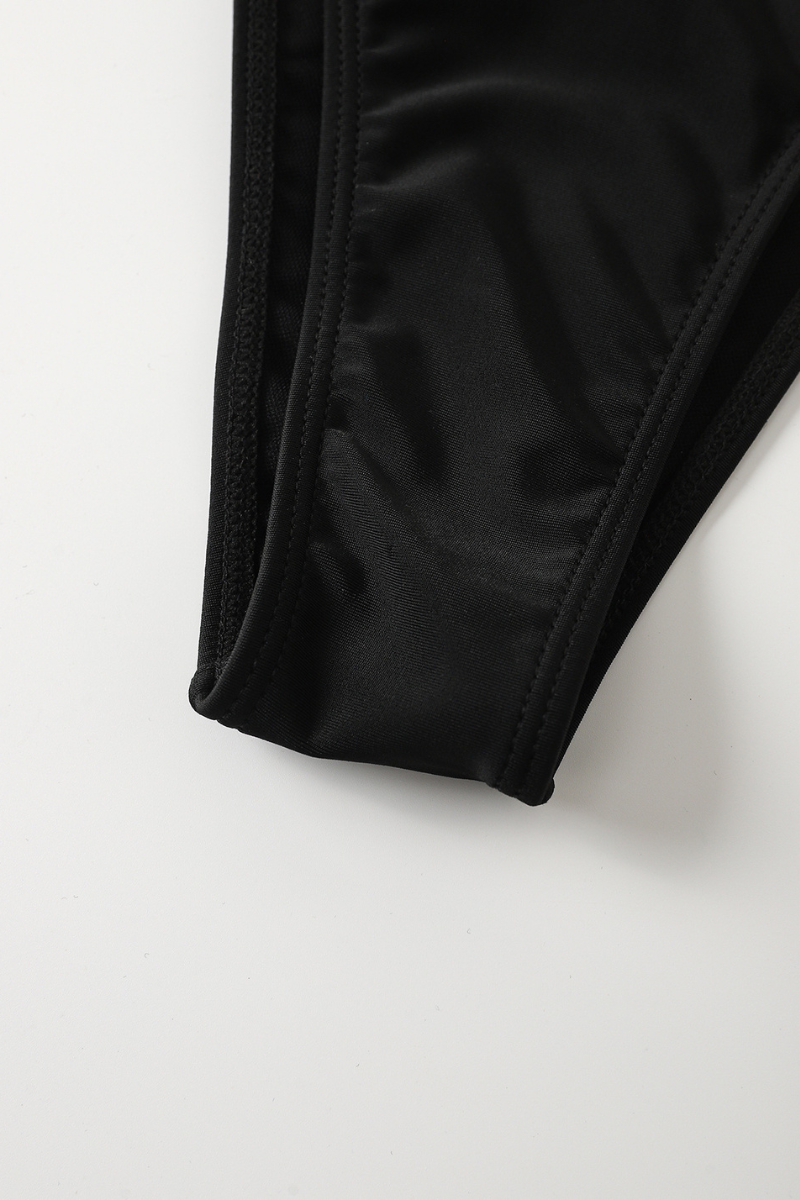 Women's Tie Side Slit Maxi Skirt Sexy Bikini 3 Piece Set