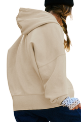 Hooded, relaxed-fit casual sweatshirt