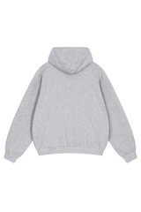 Unisex Fall Relaxed Drop Shoulder Full Zip Hooded Jacket