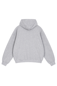 Unisex Fall Relaxed Drop Shoulder Full Zip Hooded Jacket
