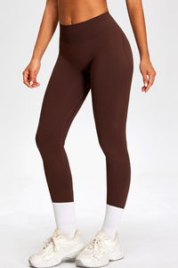 Women's Seamless Pleated Buttocks Lift Sports Yoga Leggings
