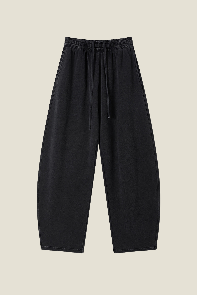 Unisex 360G Cotton Joggers - Washed Drawstring Pants