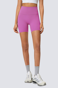 Women's Naked Feel High-Waisted Lifting Sports Shorts