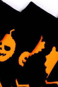 Unisex Halloween Festival Fun Print Mid-Calf Crew Socks
